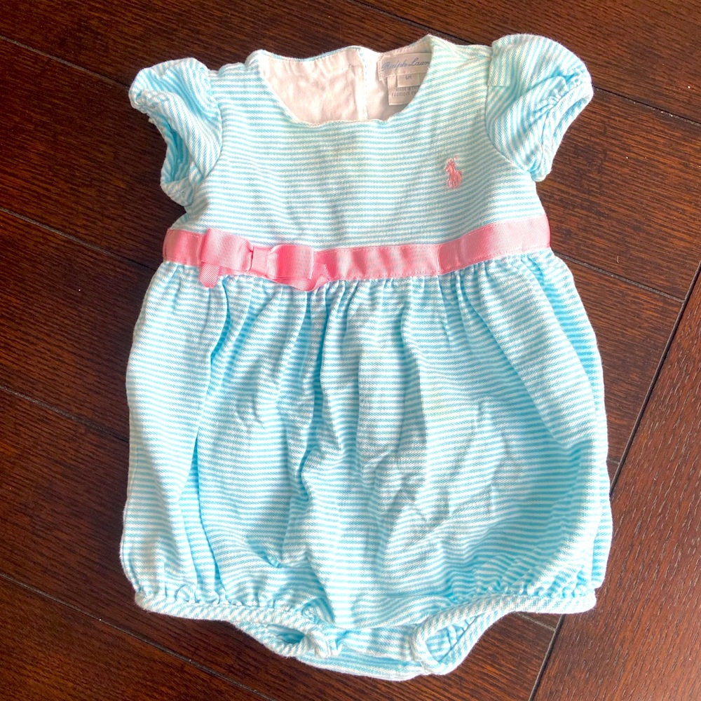 Polo Ralph Lauren Baby Girls 6M Summer Romper